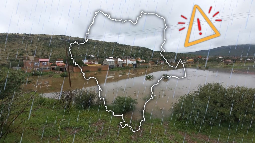 Conagua alerta por 10 días de lluvias; pide extremar precauciones en Durango