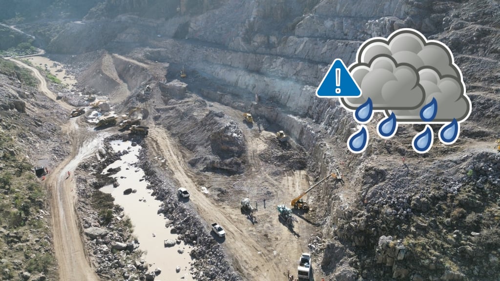 Lluvias se adelantan en Durango y aún no concluye desvío del río para la presa Tunal II