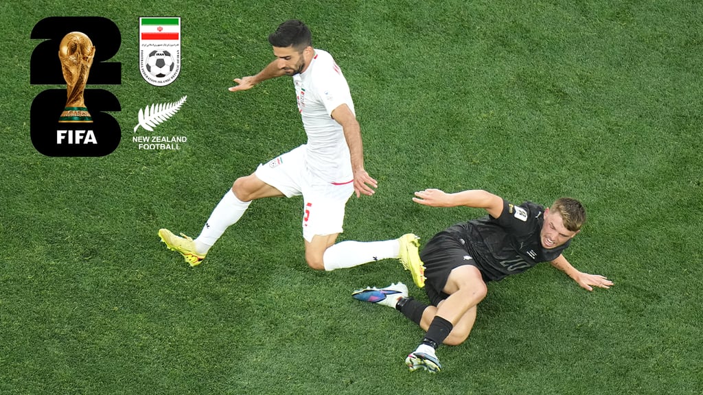 Mundial 2026: Irán y Nueva Zelanda empatan en un vibrante debut lleno de goles en el Grupo G