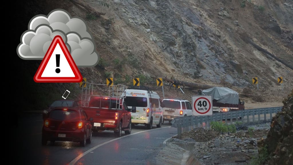 Lluvias en Durango seguirán; llaman a extremar precaución al circular en carreteras