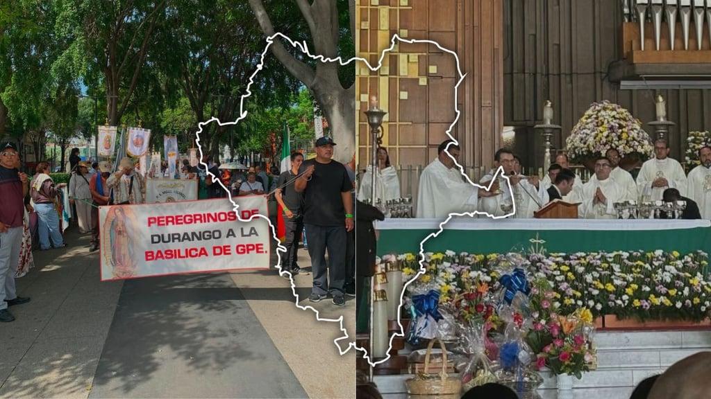 Duranguenses llegaron en peregrinación a la Basílica de Guadalupe