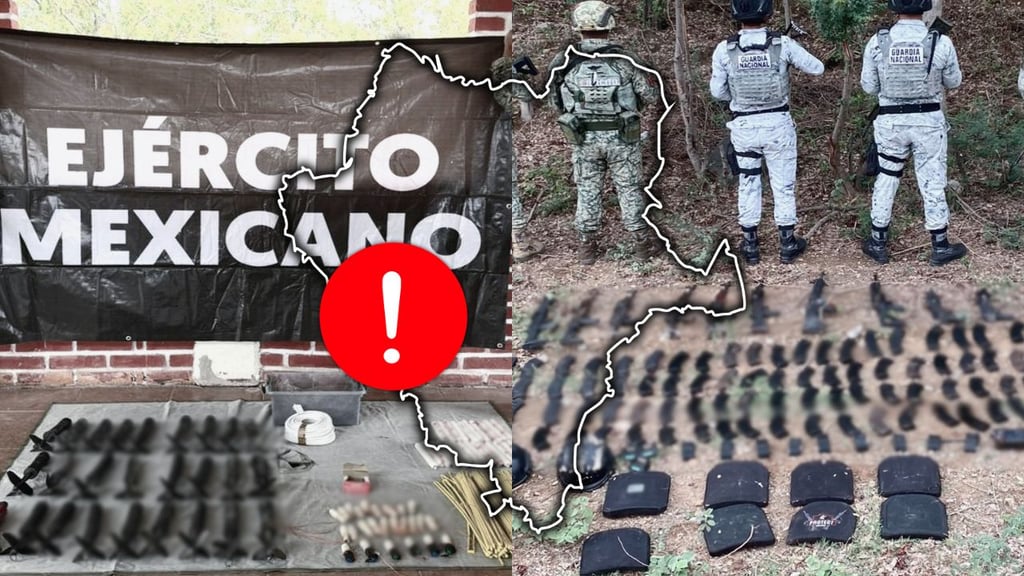 ¡Otro más! Aseguran arsenal y material explosivo tras cateo en inmueble de Durango