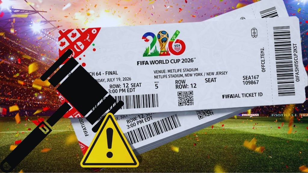 ¿Cuáles son las sanciones por revender boletos para el Mundial 2026?