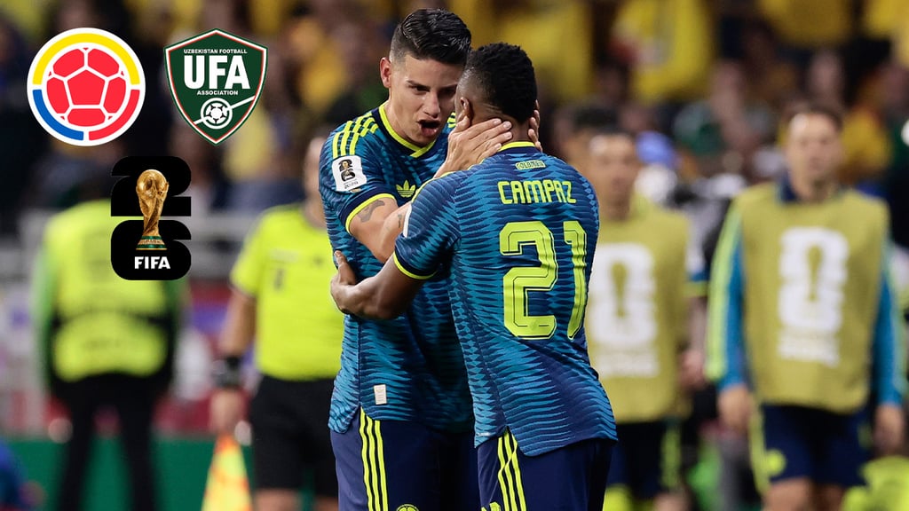 Mundial 2026: Colombia brilla con autoridad en su estreno y derrota 3-1 a Uzbekistán en México