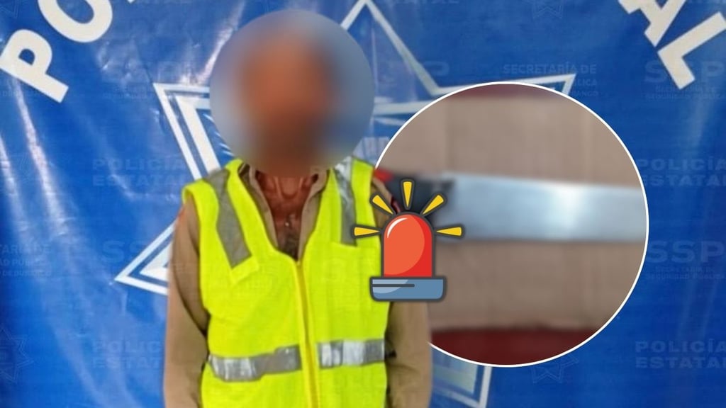 Detienen a sujeto que amenazó con un cuchillo a su vecina en Gómez Palacio