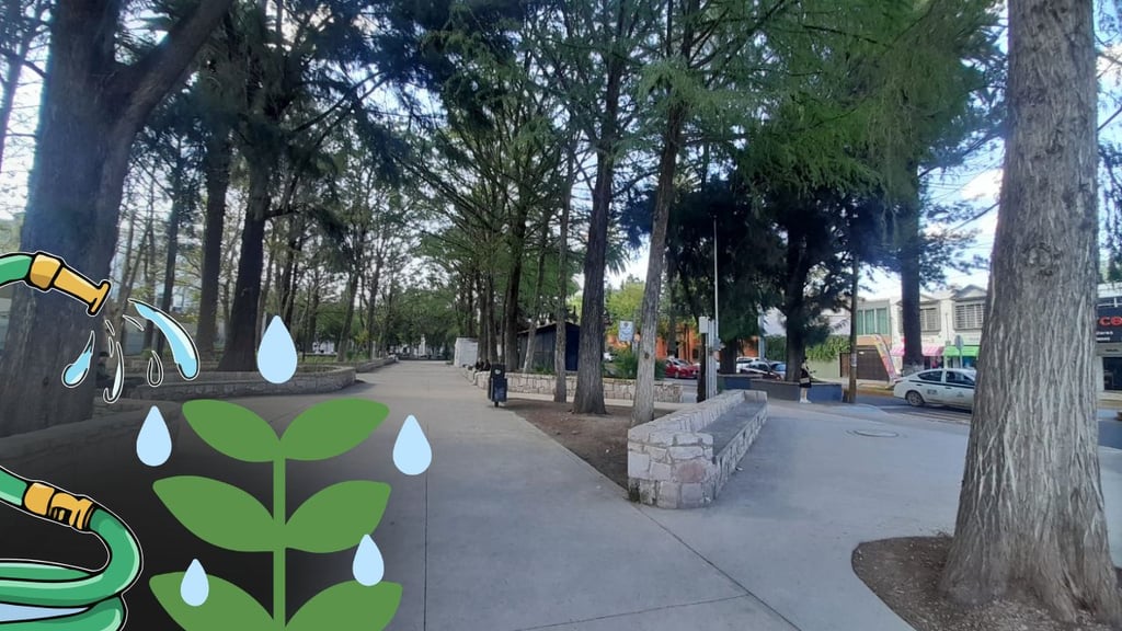 Aseguran riego de áreas verdes en bulevares de Durango capital