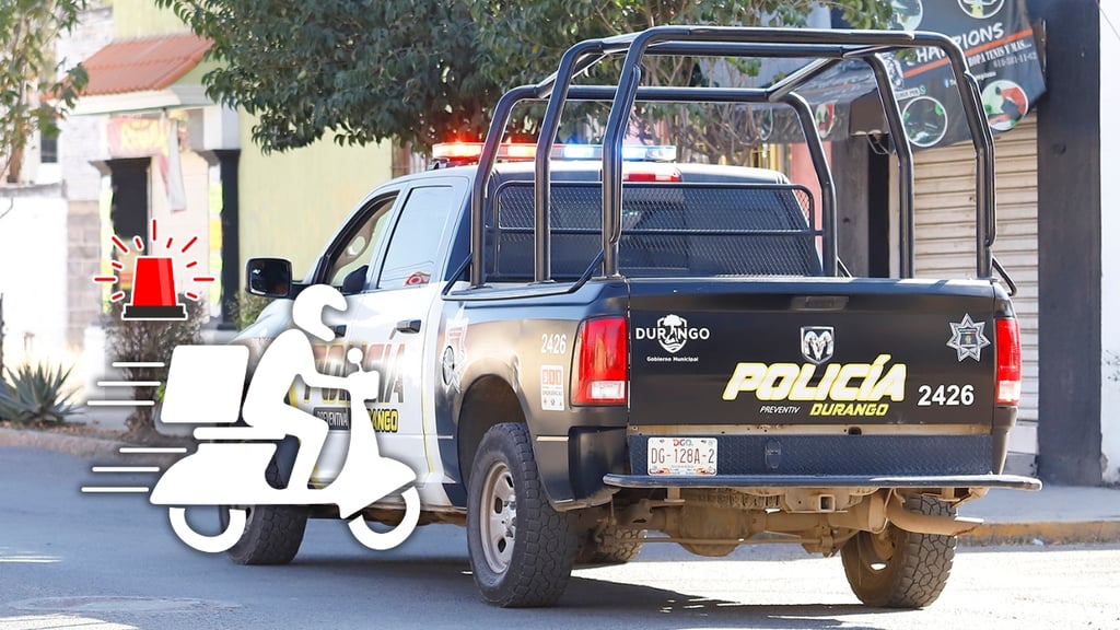 Roban motocicleta de reparto en la colonia Asentamientos Humanos en Durango capital