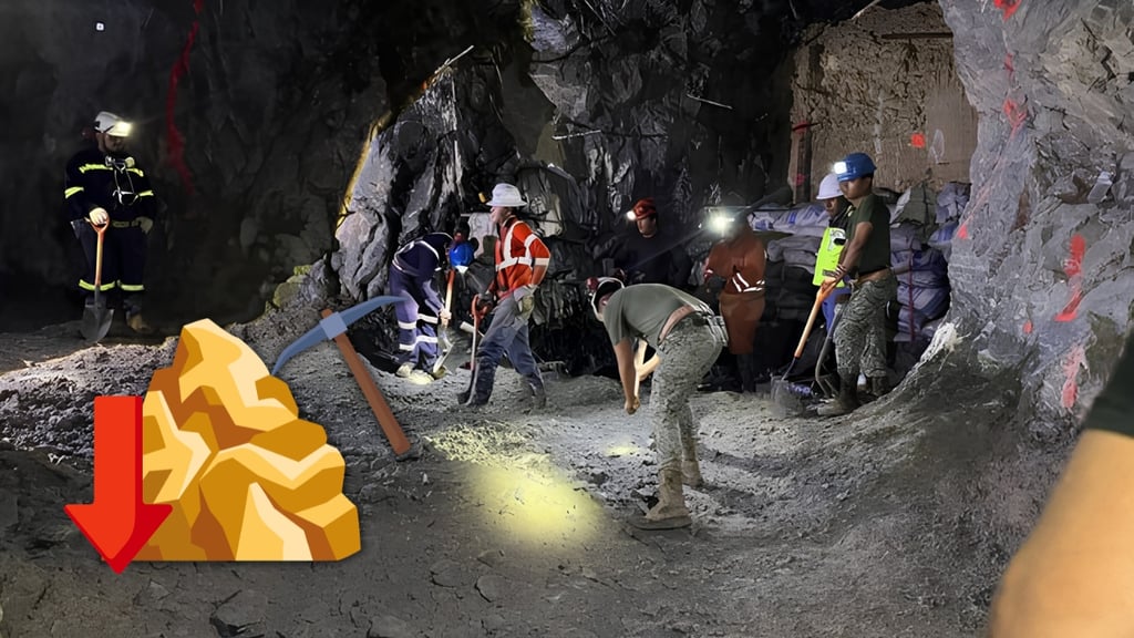 Retrocede producción de oro y plata en Durango durante abril
