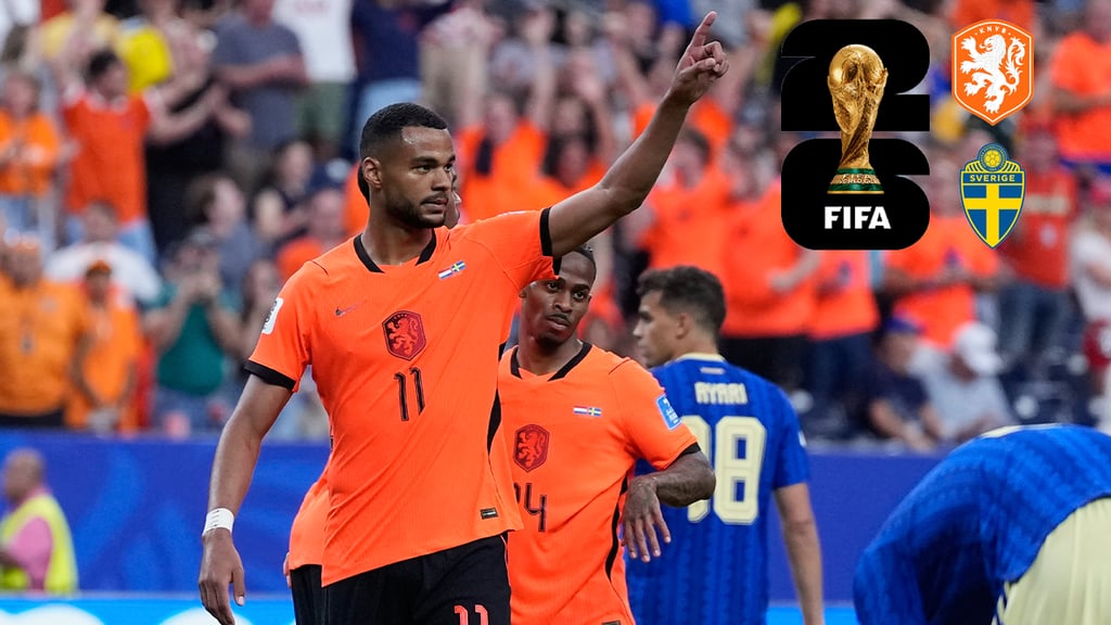 Mundial 2026: Países Bajos consigue una contundente victoria 5-1 sobre Suecia en Houston