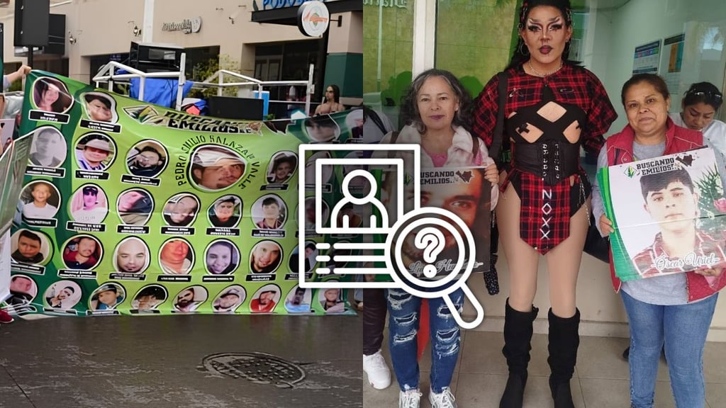 Visibilizan rostros de personas desaparecidas durante marcha LGBT en Durango