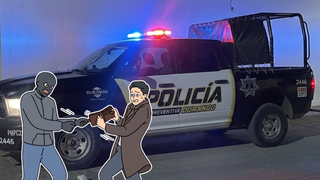 Con cuchillo en mano, asaltan a peatón en pleno Centro de la ciudad de Durango
