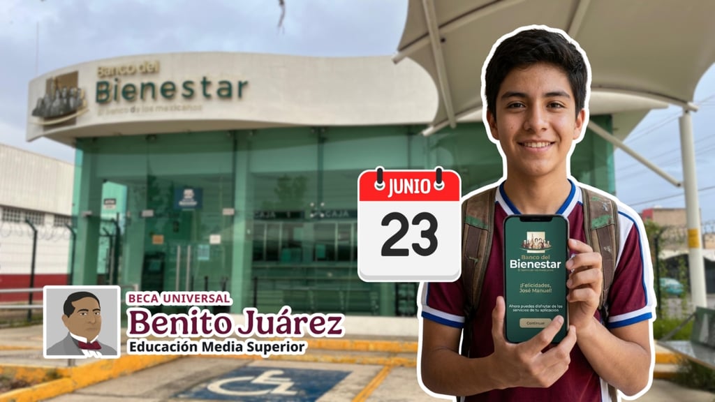 Beca Benito Juárez: ¿qué estudiantes reciben su pago HOY martes 23 de junio?