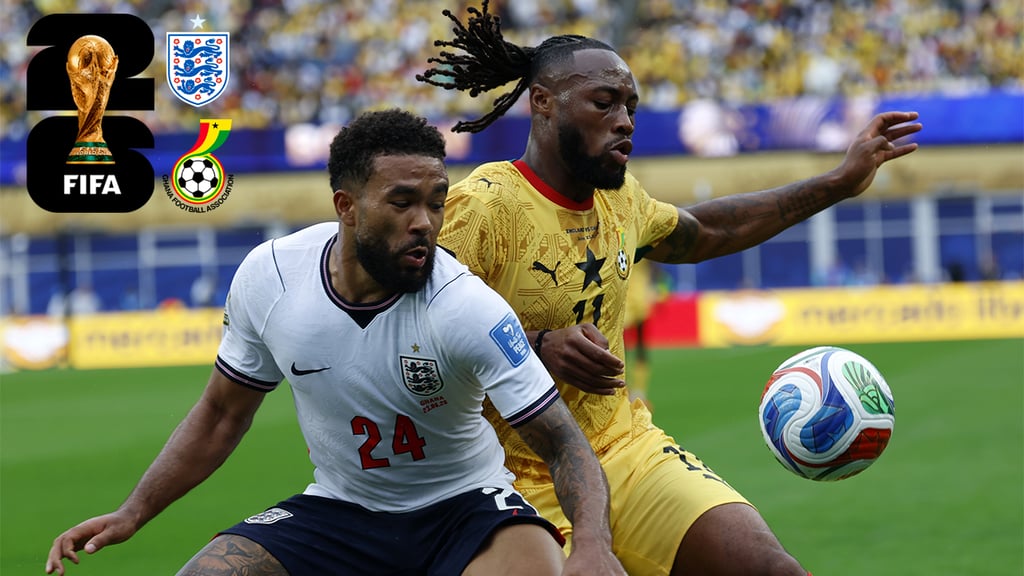 Mundial 2026: Inglaterra empata con Ghana en Boston ante una espectacular muralla africana