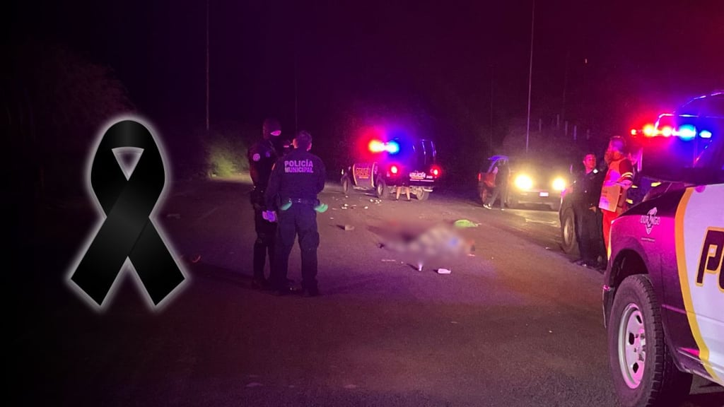 Motociclista muere tras impactarse contra camioneta descompuesta en carretera a Mezquital
