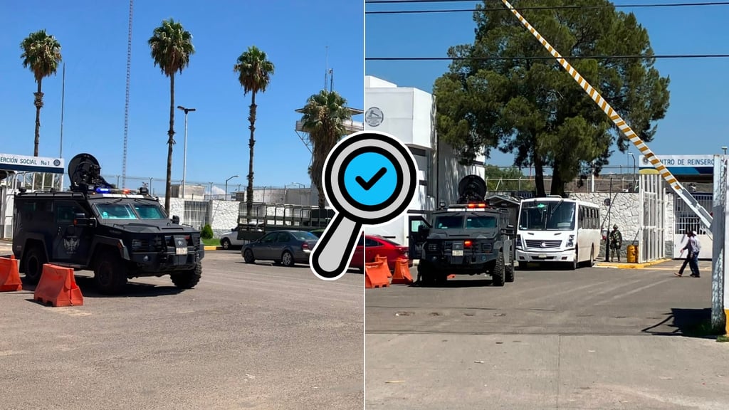 Despliegan operativo de revisión en el Cereso 1 de Durango; participaron elementos de Ejército y GN