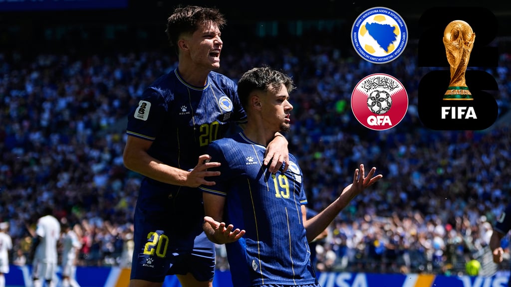 Mundial 2026: Bosnia derrota por 3-1 a Qatar en Seattle y mantiene viva la fe de clasificar