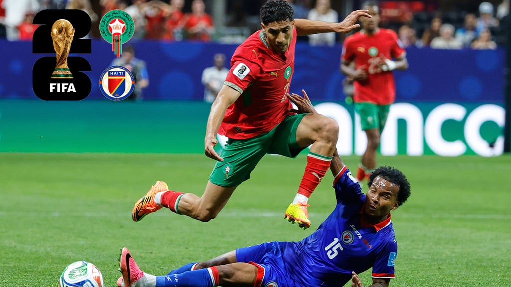 Mundial 2026: Marruecos despierta a tiempo para vencer a Haití y avanzar a dieciseisavos