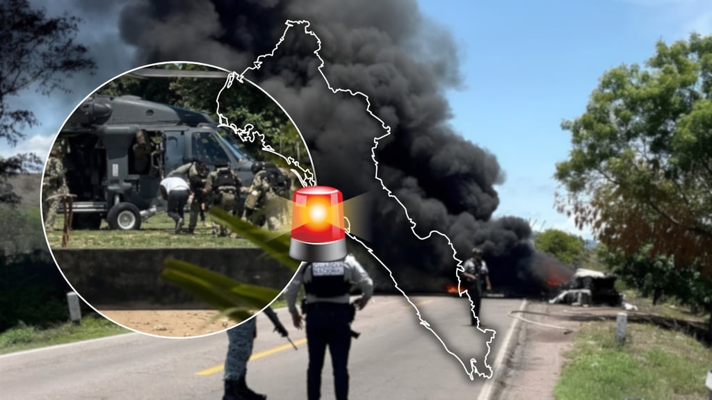 Fotos: Guardia Nacional Carreteras y Ríodoce.