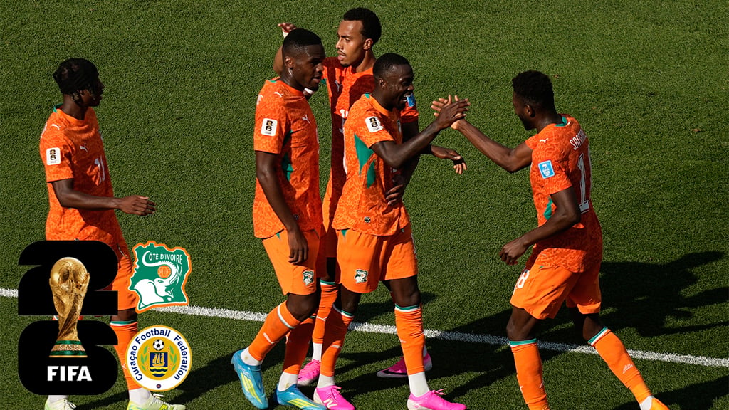 Mundial 2026: Costa de Marfil clasifica a dieciseisavos de final tras vencer a Curazao