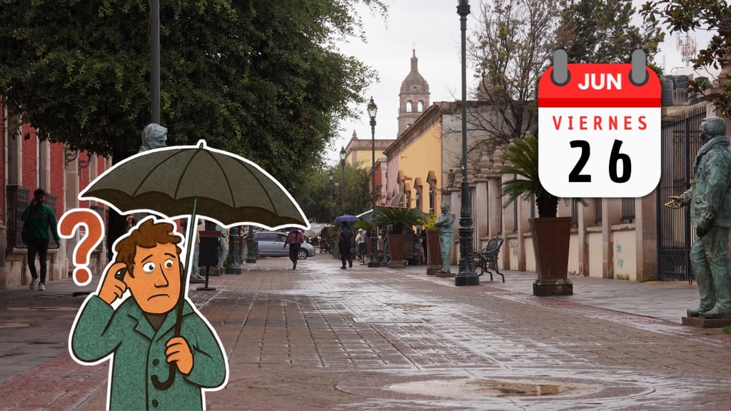 ¿Viernes soleado, pero con lluvias? Esto dice el pronóstico para Durango HOY 26 de junio