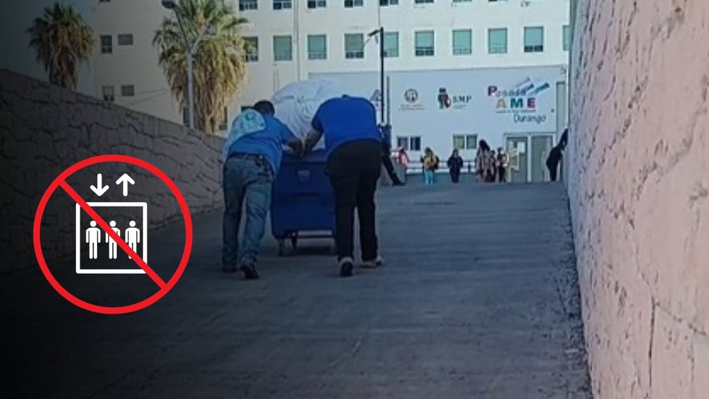 Otra vez falló, elevador del Materno Infantil de Durango dejó de funcionar tras reparación