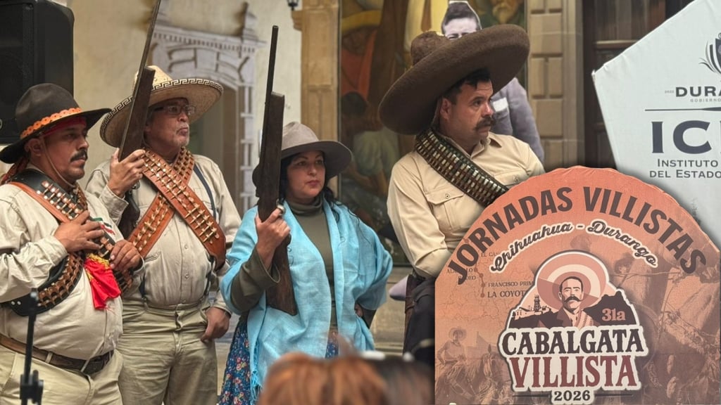 Durango se suma a la Cabalgata Villista 2026 con recorrido por municipios y sitios emblemáticos