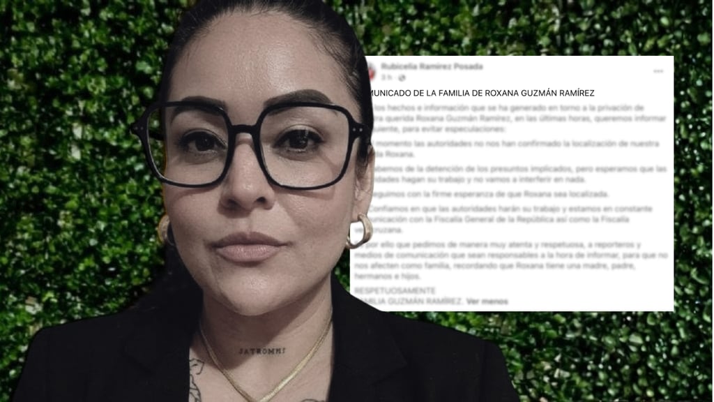 'No nos han confirmado': familia de Roxana Guzmán aclara rumores sobre presunto hallazgo sin vida