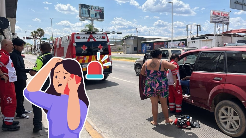 Mujer sufre crisis convulsiva mientras conducía por el bulevar Felipe Pescador