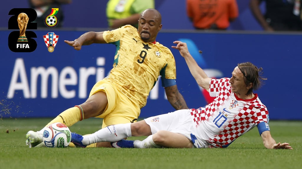 Mundial 2026: Croacia derrota 2-1 a Ghana en Filadelfia y sella su pase a la siguiente ronda