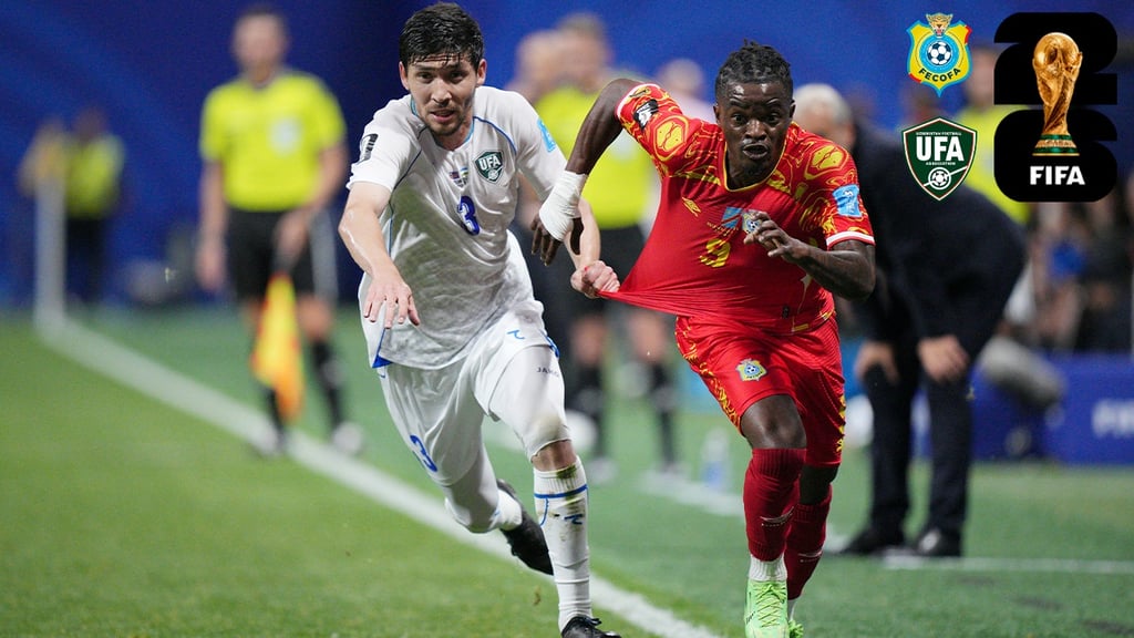 Mundial 2026: República Democrática del Congo elimina a Uzbekistán tras una gran remontada