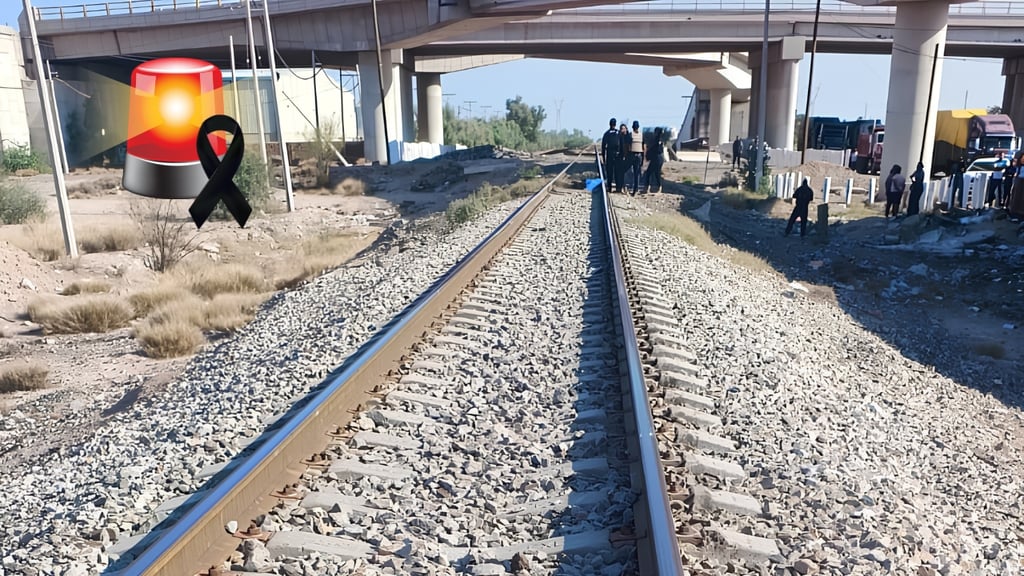 Joven muere al ser arrollado por el tren en Gómez Palacio; se habría lanzado a las vías