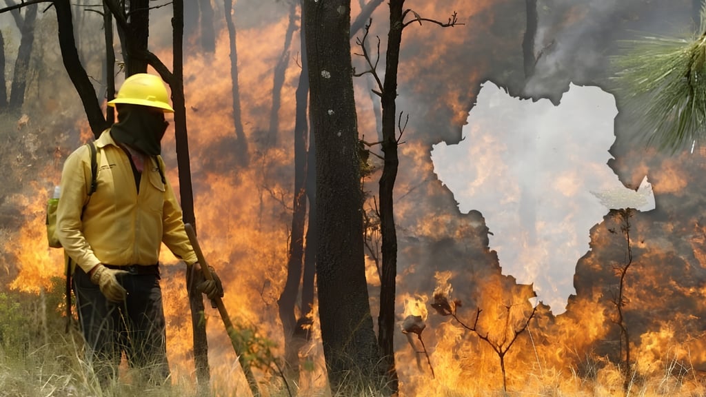 Durango, séptimo estado con más incendios forestales en México durante 2026