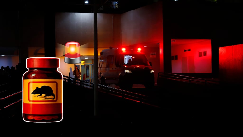 Niña de cinco años es hospitalizada tras ingerir raticida por accidente en Durango