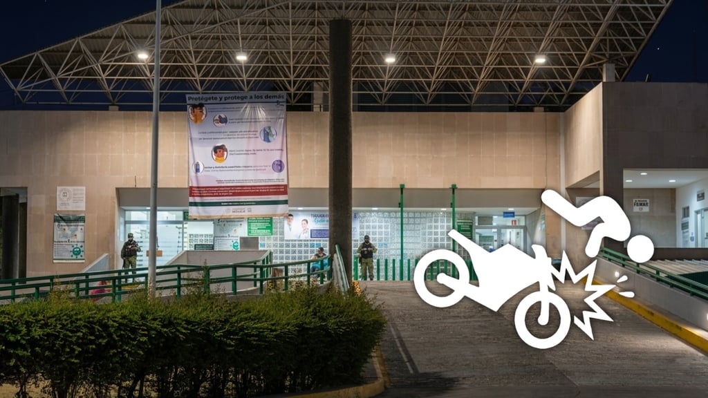 Joven motociclista ingresa grave al IMSS tras sufrir accidente; investigan dónde ocurrió