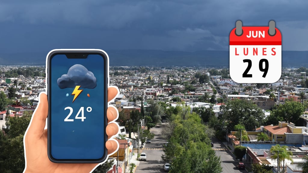 Durango capital con lluvias vespertinas HOY lunes 29 de junio | Pronóstico