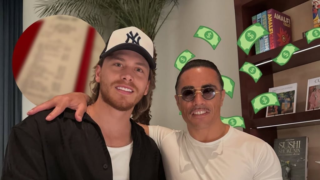 ¿Cuánto pagó el influencer Aldo De Nigris por cenar en el restaurante del chef Salt Bae?