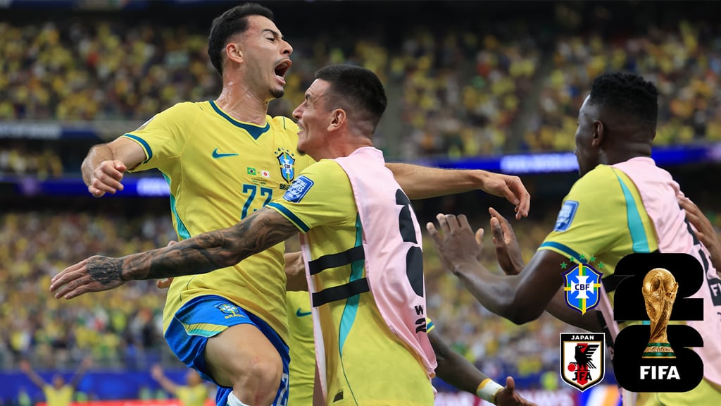 Mundial 2026: Brasil vence agónicamente a Japón con un golazo de Gabriel Martinelli al 96'