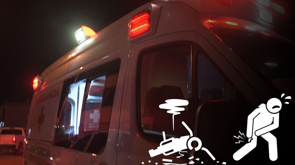 Mujer resulta es atropellada por motociclista en Villas del Guadiana IV; fue hospitalizada en el ISSSTE