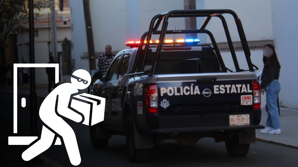 Roban mobiliario de oficina tras ingresar por una ventana; ocurrió en pleno Centro de Durango