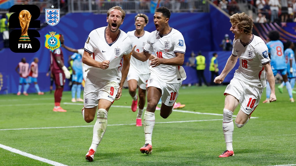 Mundial 2026: Harry Kane salva a Inglaterra con doblete y jugará contra México en el Azteca