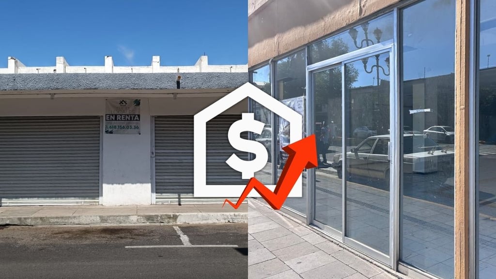 Reconocen que rentas son altas en Centro Histórico de Durango y emprendedores no pueden pagarlas