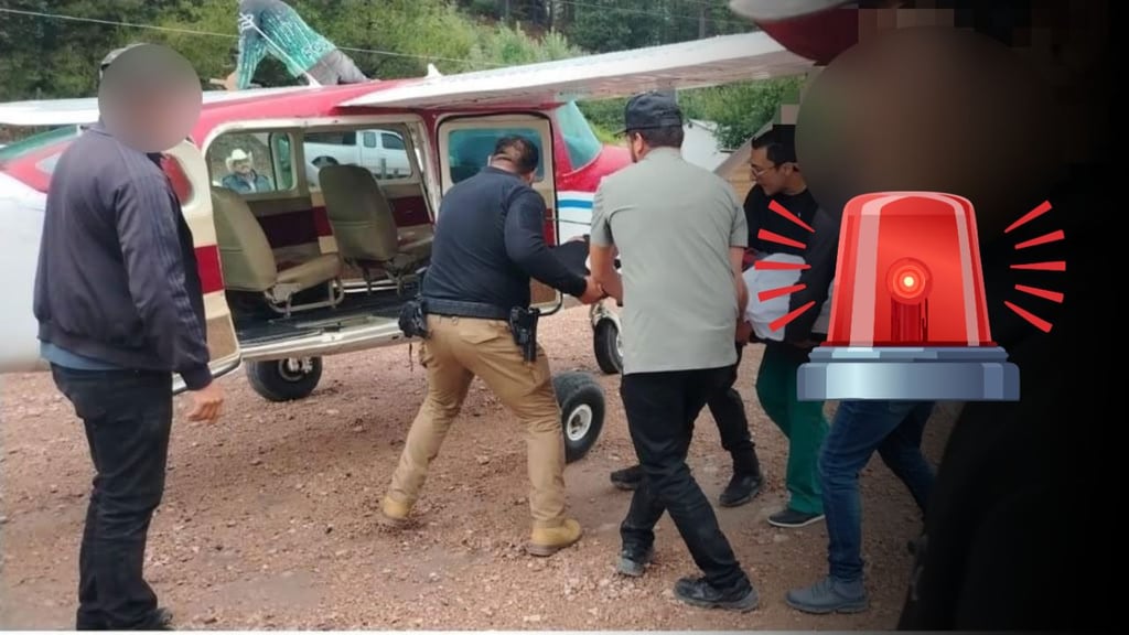 Joven de Tamazula sufre grave accidente en motocicleta; fue trasladado a Culiacán