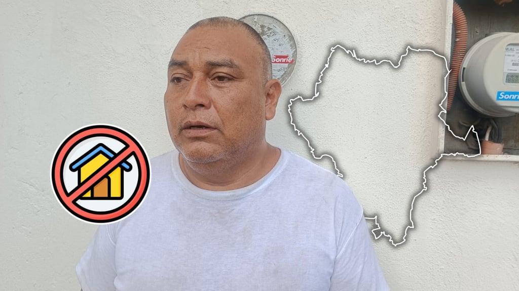 Tras ser desalojado, padre de tres hijos pide ayuda para encontrar una casa en renta en Durango