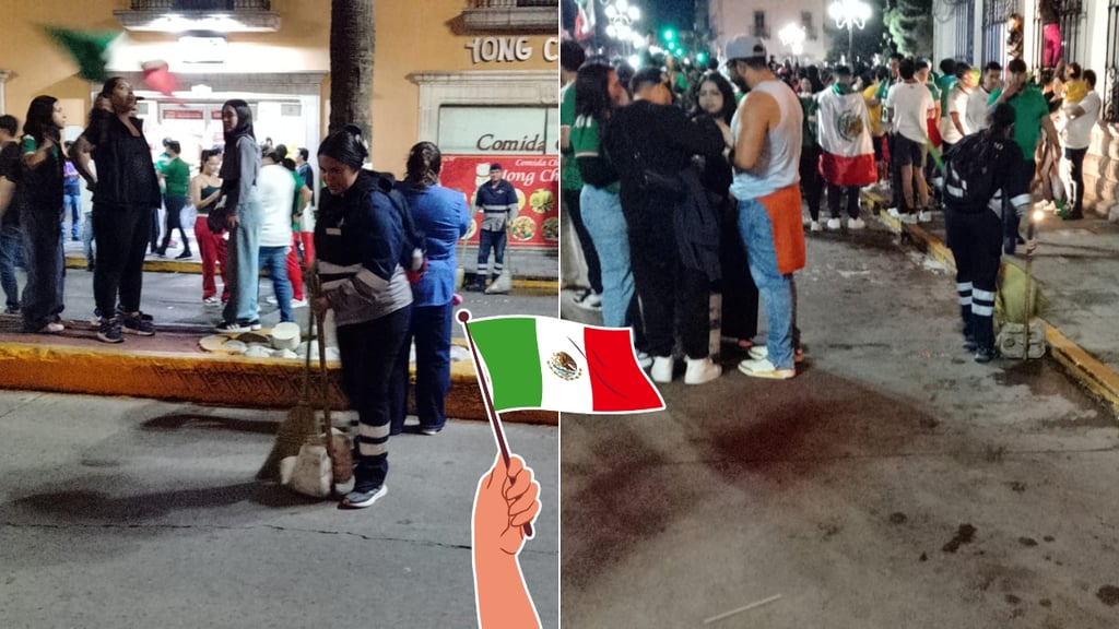 Con saldo blanco, celebraciones en Durango por triunfo de la Selección Mexicana