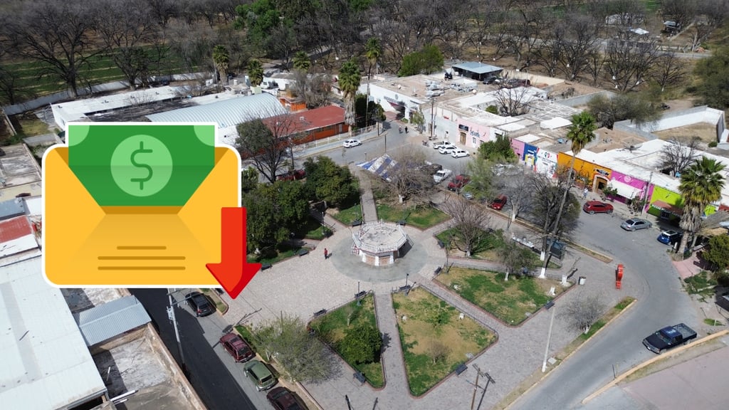Alarma en Nazas caída de hasta 80% en remesas; comercio ya resiente los efectos