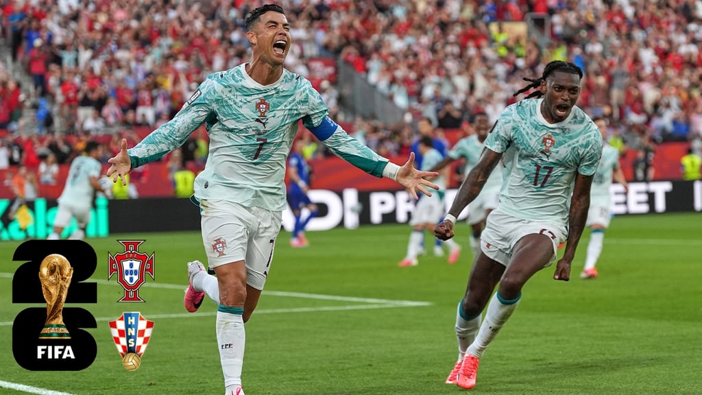 Mundial 2026: Gonçalo Ramos rescata a Portugal ante Croacia con un agónico gol de cabeza