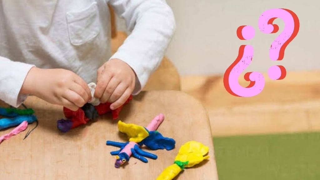 ¿La plastilina es tóxica para los niños?