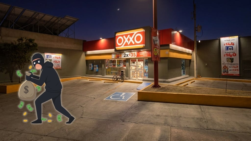 Asaltan con arma de fuego un Oxxo del fraccionamiento Sahop; ladrón se llevó 5 mil pesos