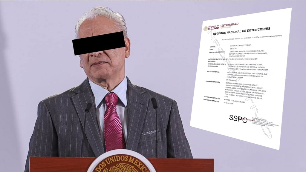 Detienen en CDMX a Víctor Rodríguez Padilla, exdirector de Pemex