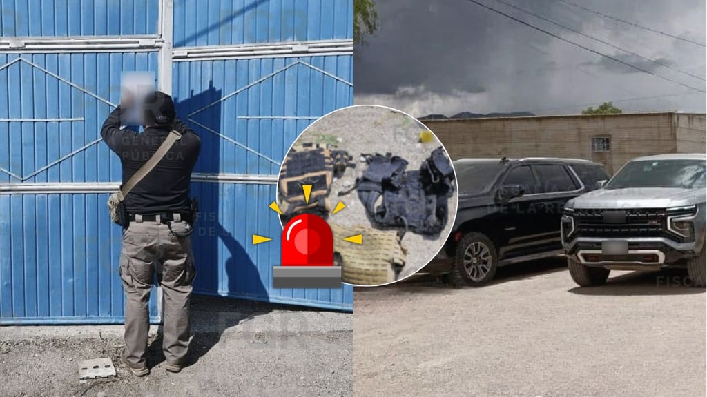 Cateo de fuerzas federales deja 7 vehículos, un arma y equipo táctico asegurados en Nuevo Ideal